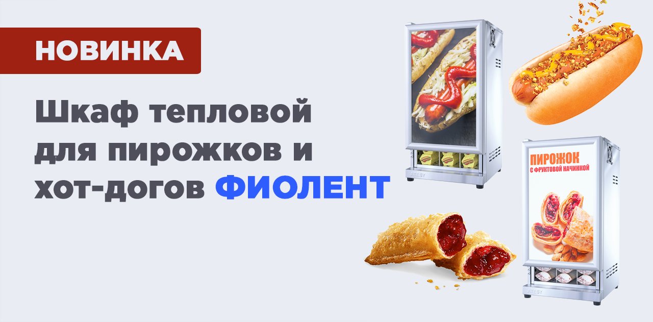 Шкаф тепловой для пирожков и хот-догов ФИОЛЕНТ ШТХ-24-350.350-01