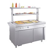 Ривьера - мармит 2-х блюд М2-1200-02-ПО без полок - 7