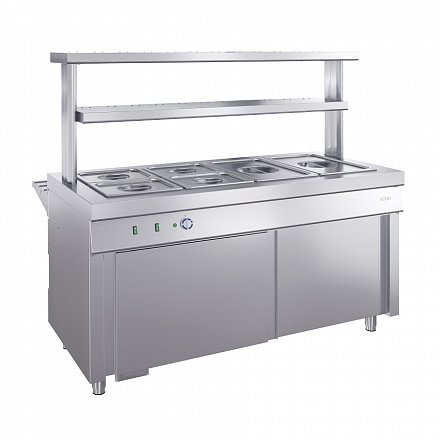 Ривьера - мармит 2-х блюд М2-1500-02-ПО без полок - 5