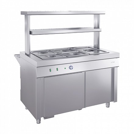 Ривьера - мармит 2-х блюд М2-1120-02-ПО без полок - 5