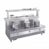 Ривьера - мармит 1-х блюд 3-х конф. М1-3.1500-02-О без полок - 4