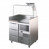 Станция для бургеров и хот-догов БАВАРИЯ БХС - 900.700-02-4 (с лайт-боксом) - 1