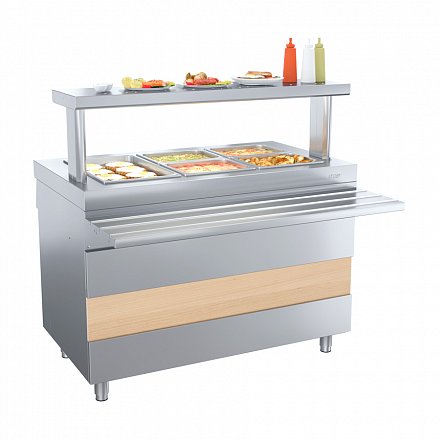 Ривьера - мармит 2-х блюд М2-1120-02-ПО без полок - 3