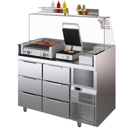 Станция для бургеров и хот-догов БАВАРИЯ БХС -1235.700-02-1 - 2