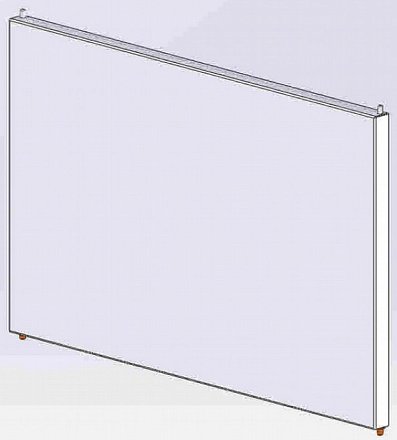 Панель боковая к подставке под гриль-шашлычницу ПГШ - 0