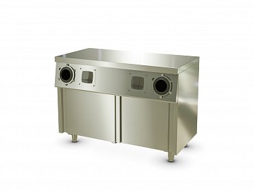 Стол-тумба с диспенсерами для стаканов СТД-2/1200-2 купе - 5