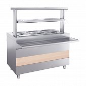 Ривьера - мармит 2-х блюд М2-1120-02-ПО без полок - 4