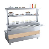 Ривьера - мармит 1-х блюд 3-х конф. М1-3.1500-02-О без полок - 7