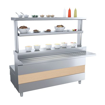 Ривьера - мармит 1-х блюд 3-х конф. М1-3.1500-02-О без полок - 7