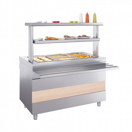 Ривьера - мармит 2-х блюд М2-1120-02-ПО без полок - 6