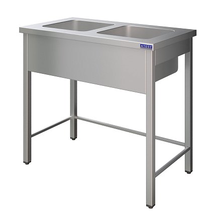 Ванна цельнотянутая ВСМЦ-Л-2.500.400.250-02 (ВСМЦ-2/1200/600Н) - 0