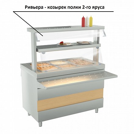 Ривьера - козырек полки 2-го яруса (1120мм) - 0