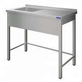 Ванна цельнотянутая ВСМЦС-Л-1Л.500.400-1200.600-1-02 (ВСМЦ-1/1200/600Н с правым столом) - 0