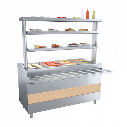 Ривьера - мармит 2-х блюд М2-1500-02-ПО без полок - 8