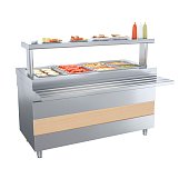 Ривьера - мармит 2-х блюд М2-1500-02-ПО без полок - 3