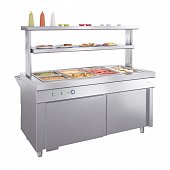 Ривьера - мармит 2-х блюд М2-1500-02-ПО без полок - 7