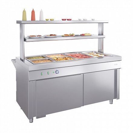 Ривьера - мармит 2-х блюд М2-1500-02-ПО без полок - 7