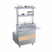 Ривьера - мармит 1-х блюд 1 конф. М1-1.700-02-О без полок - 5