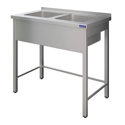 Ванна цельнотянутая ВСМЦ-Л-2.500.500.300-1-02-О (ВСМЦ-2/1400/700Н) - 0