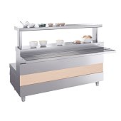 Ривьера - мармит 1-х блюд 3-х конф. М1-3.1500-02-О без полок - 5