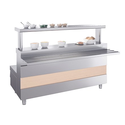 Ривьера - мармит 1-х блюд 3-х конф. М1-3.1500-02-О без полок - 5