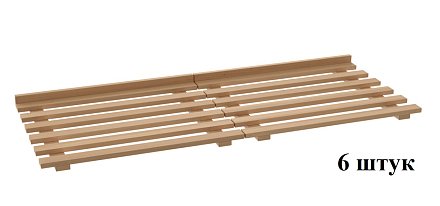 Комплект деревянных полок к ШЗХ-С-1500.600-02-К (натур. бук) - 0