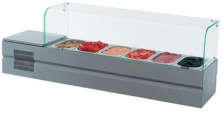 Витрина для компонентов пиццы  Болонезе-6 - 0