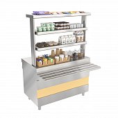 Ривьера - прилавок нейтральный стол НС-1200-02-О без полок - 4