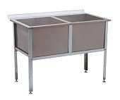 Ванна моечная  ВМ-2/530 с бортом Алента - 0