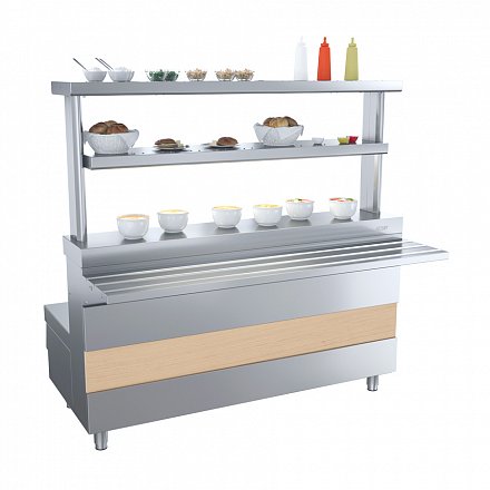 Ривьера - мармит 1-х блюд 3-х конф. М1-3.1500-02-О без полок - 7