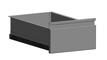 Ящик выдвижной к подставке под гриль-шашлычницу ПГШ - 0