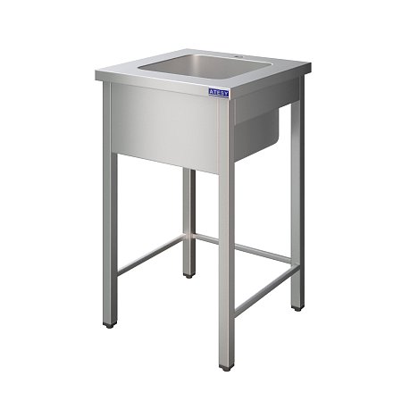 Ванна цельнотянутая ВСМЦ-Л-1.400.400.300-02-О (ВСМЦ-1/600/600Н) - 0