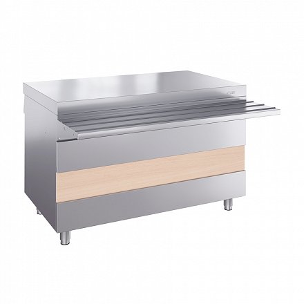 Ривьера - прилавок нейтральный стол НС-1120-02-О без полок - 0