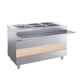 Ривьера - мармит 2-х блюд М2-1200-02-ПО без полок - 0