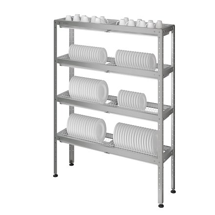 Стеллаж для тарелок и стаканов СКТС-Б-1200-02 (СКТС-1200-Э) - 0