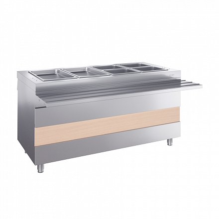 Ривьера - мармит 2-х блюд М2-1500-02-ПО без полок - 0