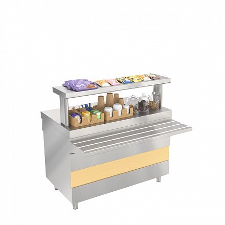 Ривьера - прилавок нейтральный стол НС-1200-02-О без полок - 2