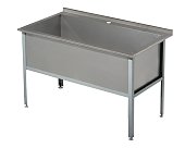 Ванна моечная ВМ-1/530/1210 с бортом Алента - 0