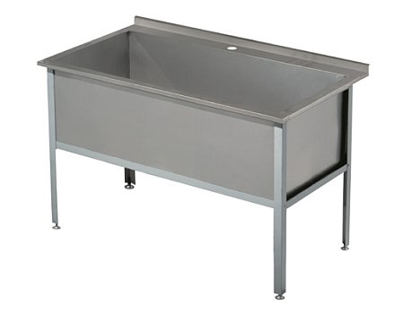 Ванна моечная ВМ-1/530/1210 с бортом Алента - 0