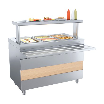 Ривьера - мармит 2-х блюд М2-1200-02-ПО без полок - 3