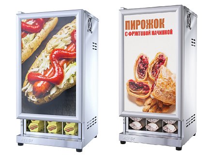 Шкаф тепловой для пирожков и хот-догов ФИОЛЕНТ ШТХ-24-350.350-01 - 0
