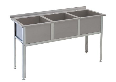 Ванна моечная  ВМ-3/600 с бортом Алента - 0