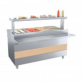 Ривьера - мармит 2-х блюд М2-1500-02-ПО без полок - 3