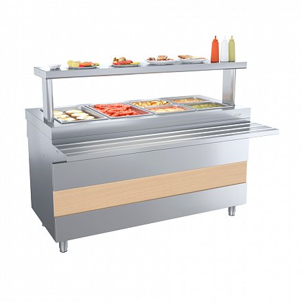 Ривьера - мармит 2-х блюд М2-1500-02-ПО без полок - 3