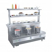 Ривьера - мармит 1-х блюд 3-х конф. М1-3.1500-02-О без полок - 6