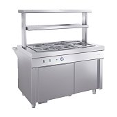 Ривьера - мармит 2-х блюд М2-1200-02-ПО без полок - 5