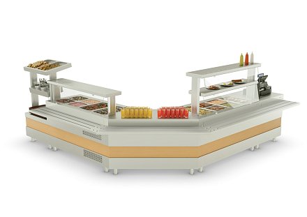 Ривьера - мармит 2-х блюд М2-1200-02-ПО без полок - 13