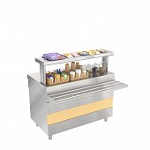 Ривьера - прилавок нейтральный стол НС-1200-02-О без полок - 2