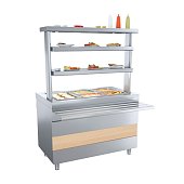 Ривьера - мармит 2-х блюд М2-1200-02-ПО без полок - 8