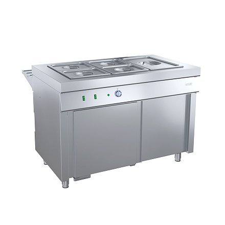 Ривьера - мармит 2-х блюд М2-1200-02-ПО без полок - 2